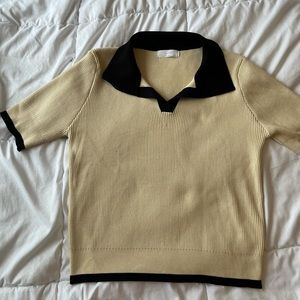 Oak + Fort short sleeve polo